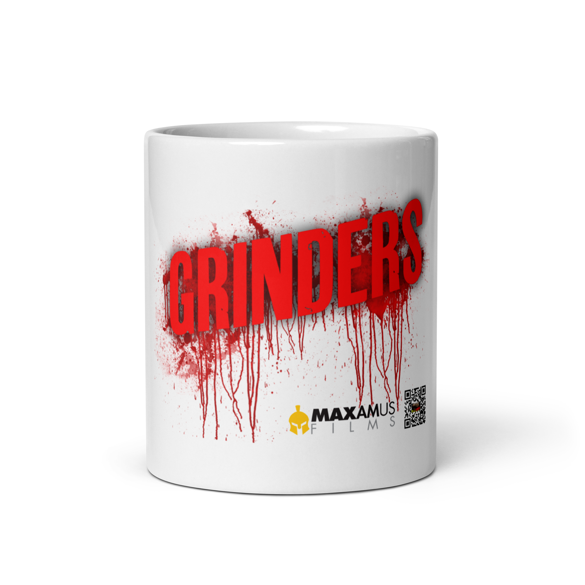 Grinders White glossy mug - Image 3